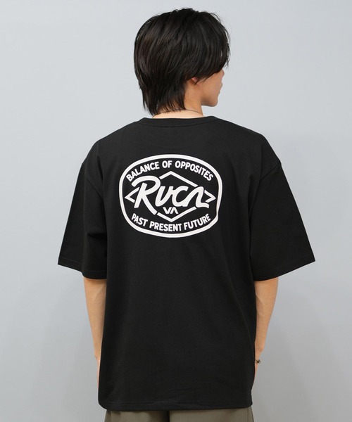 E『超激レア』RVCA ルーカ　全面ビッグシルエットプリント　スウエット RVCA/ルーカ ビッグシルエット プリントロンT BA042-059（T