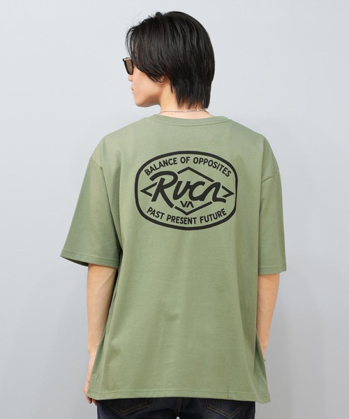 RVCA(ルーカ)の「RVCA/ルーカ 半袖Tシャツ バックプリント ビックシルエット BF04A-201(Tシャツ/カットソー・メンズ・ブラック/カーキ/ホワイト・L/M/S)」の19枚目の写真