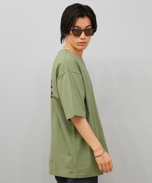 RVCA(ルーカ)の「RVCA/ルーカ 半袖Tシャツ バックプリント ビックシルエット BF04A-201(Tシャツ/カットソー・メンズ・ブラック/カーキ/ホワイト・L/M/S)」の20枚目の写真