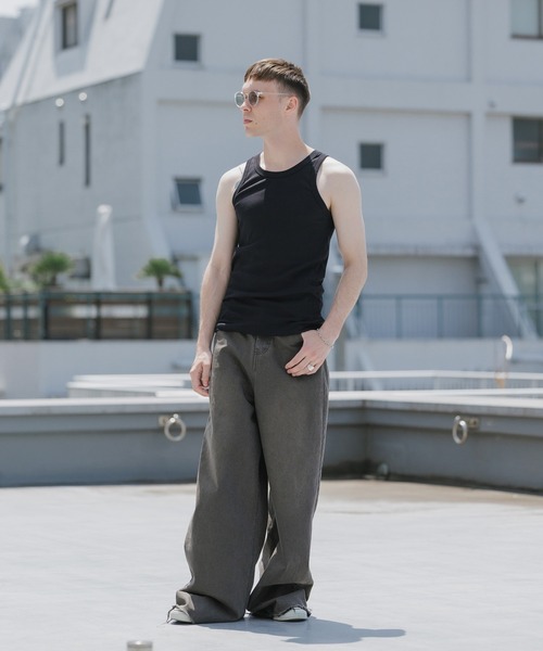 セール】Hanes/ヘインズ RIB TANK TOP BEEFY-T リブタンクトップ