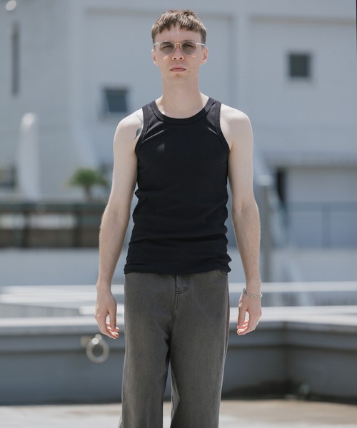 Hanes/ヘインズ RIB TANK TOP BEEFY-T リブタンクトップ（タンク