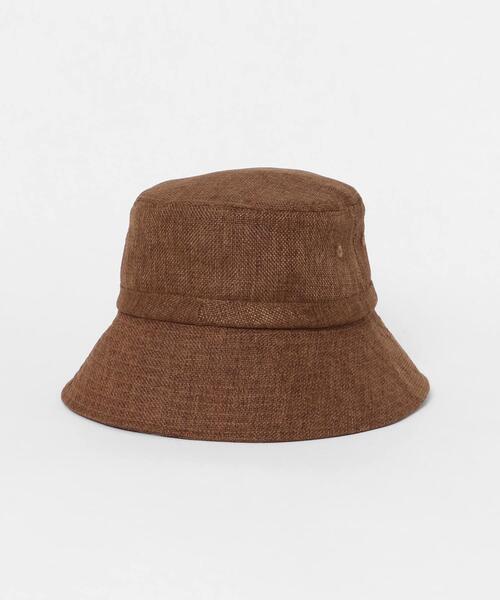 URBAN RESEARCH Sonny Label（アーバンリサーチサニーレーベル）の「折りたたみリネンライクハット（ハット・レディース・ブラウン/ベージュ・ONE）」の10枚目の写真