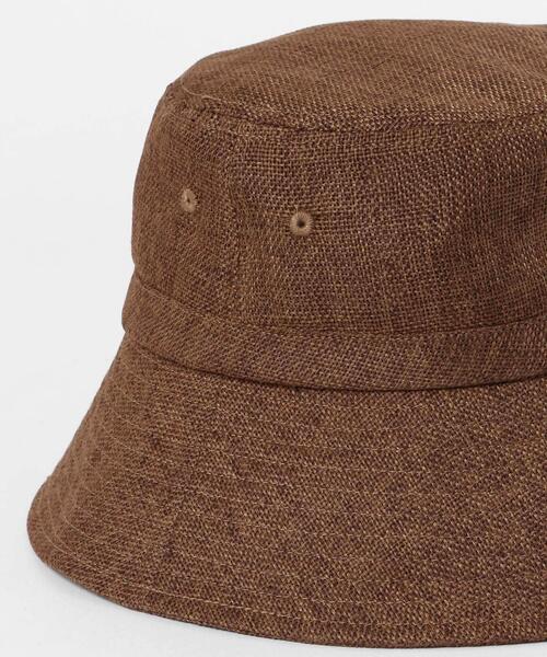 URBAN RESEARCH Sonny Label（アーバンリサーチサニーレーベル）の「折りたたみリネンライクハット（ハット・レディース・ブラウン/ベージュ・ONE）」の11枚目の写真