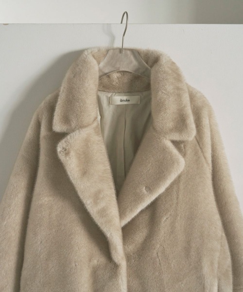 anuke（アンヌーク）の「anuke Eco Minkfur Jacket エコミンクファー