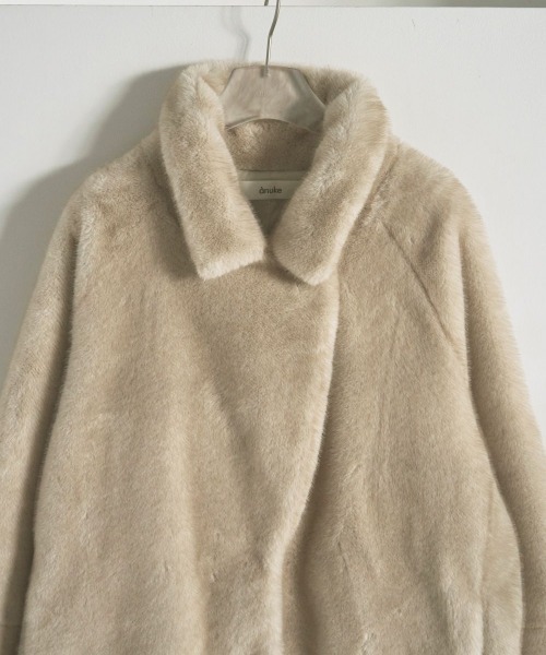 anuke（アンヌーク）の「anuke Eco Minkfur Jacket エコミンクファー