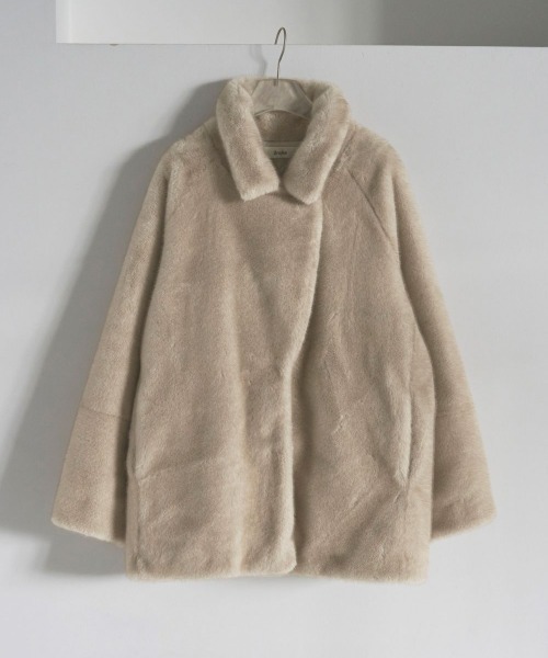anuke（アンヌーク）の「anuke Eco Minkfur Jacket エコミンクファー
