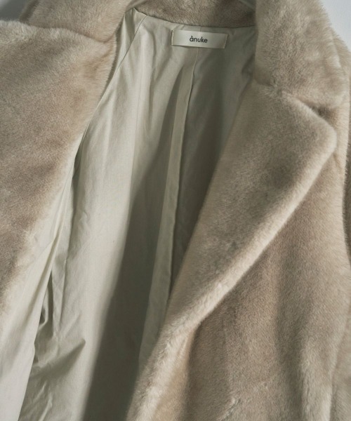 anuke（アンヌーク）の「anuke Eco Minkfur Jacket エコミンクファー
