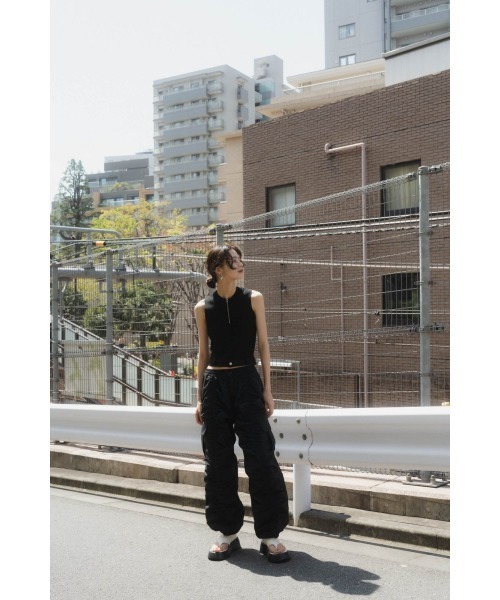 Knuth Marf half zip knit tank tops 新品タグ付 half zip knit tank tops/2color | KNUTH MARF