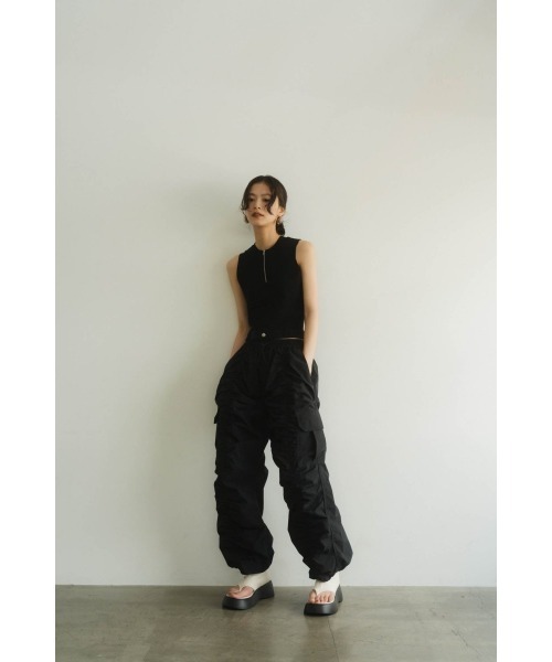 half zip knit tank tops（タンクトップ）｜Knuth Marf