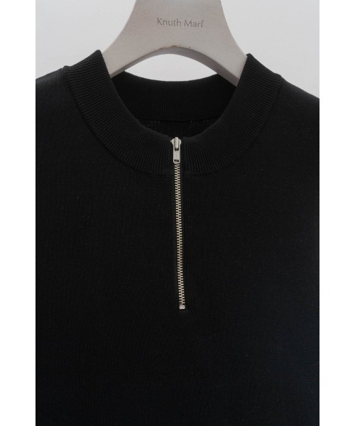 half zip knit tank tops（タンクトップ）｜Knuth Marf