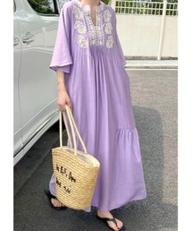 ワンピース（パープル/紫色系・刺繍）ファッション通販 - ZOZOTOWN