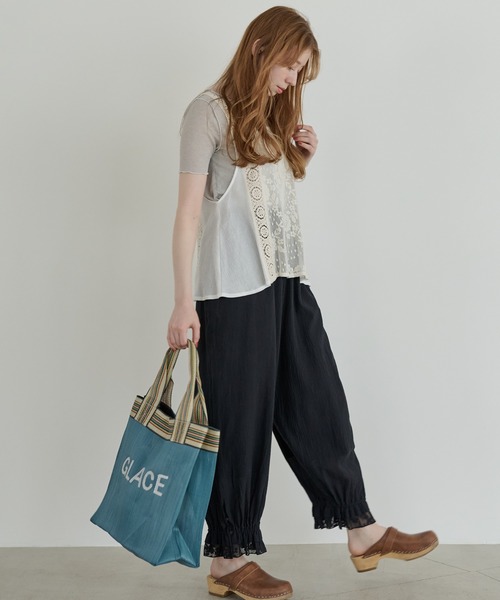 Crisp(クリスプ)の「フリルレースドロワーズパンツ(その他パンツ・レディース・ホワイト/ブラック・FREE)」の20枚目の写真