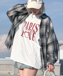 SpRay | シアーチェックBIGシャツ(シャツ/ブラウス)