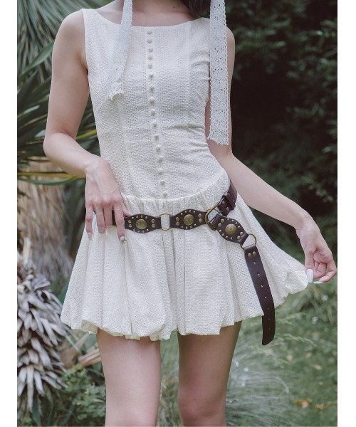 コットンレースミニワンピース（ワンピース）｜Darich