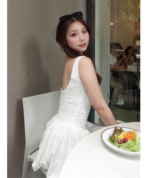 Darich コットンレースミニワンピース コットンレースミニワンピース（ワンピース）｜Darich