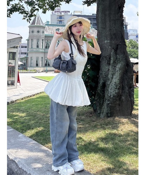 コットンレースミニワンピース（ワンピース）｜Darich（ダーリッチ）の