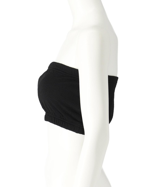 anap mimpi（アナップミンピ）の「フクレジャガード カップ付き ベアトップ（チューブトップ・レディース・グレー系その他/アイボリー/ブラック・FREE）」の9枚目の写真