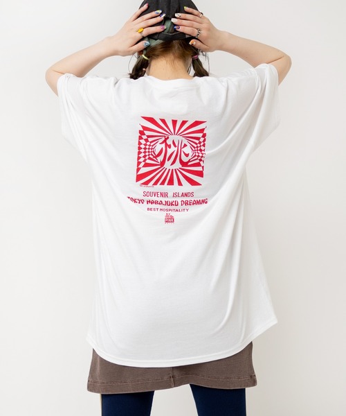 RNA(アールエヌエー)の「M2516 PINKMOTEL 東京メモリーT(Tシャツ/カットソー・レディース・ホワイト/ピンク・MEDIUM)」の14枚目の写真