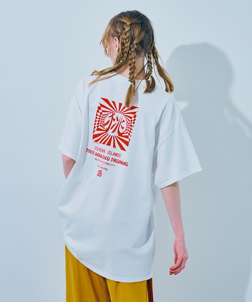 RNA(アールエヌエー)の「M2516 PINKMOTEL 東京メモリーT(Tシャツ/カットソー・レディース・ホワイト/ピンク・MEDIUM)」の4枚目の写真