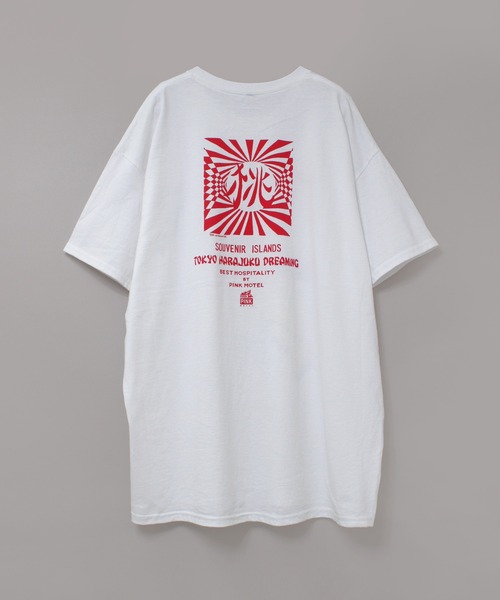 RNA(アールエヌエー)の「M2516 PINKMOTEL 東京メモリーT(Tシャツ/カットソー・レディース・ホワイト/ピンク・MEDIUM)」の7枚目の写真