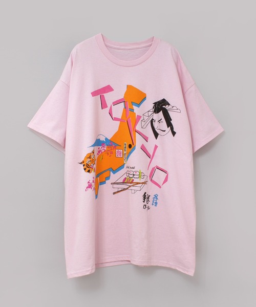 RNA(アールエヌエー)の「M2516 PINKMOTEL 東京メモリーT(Tシャツ/カットソー・レディース・ホワイト/ピンク・MEDIUM)」の10枚目の写真