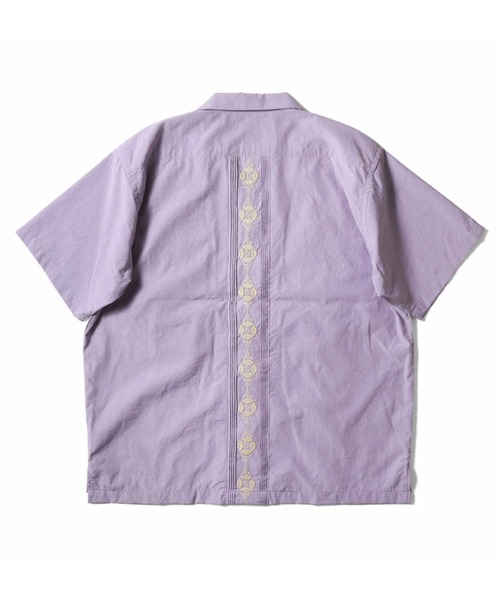 HOUSTON ヒューストン BOTANICAL EMB CUBA SHIRT ボタニカル
