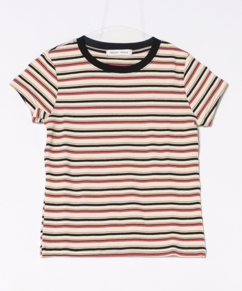 HALEY PESCA(ヘーリーペスカ)の「HALEY PESCA/ミックスボーダーTシャツ(Tシャツ/カットソー・レディース・レッド/ブルー・MEDIUM/SMALL)」の14枚目の写真