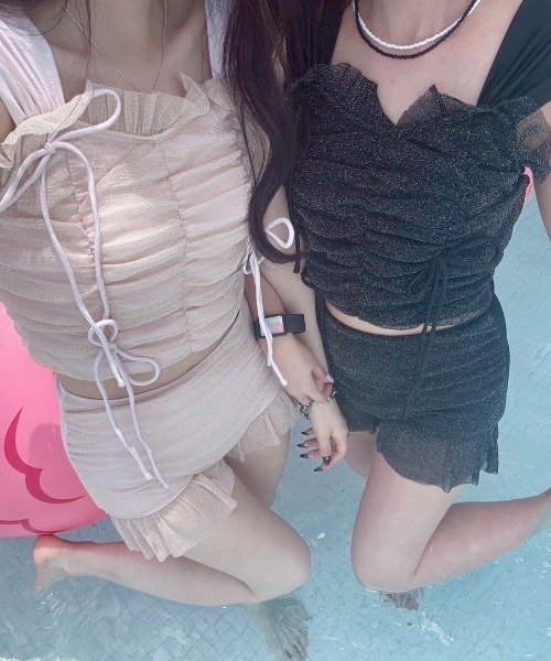 リボンセパレートスイムウェア（水着）｜nemne store（ネンネストア