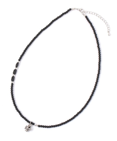 BAYFLOW（ベイフロー）の「アソートモチーフビーズネックレス（ネックレス・メンズ・ホワイト/ブラック・FREE）」の2枚目の写真