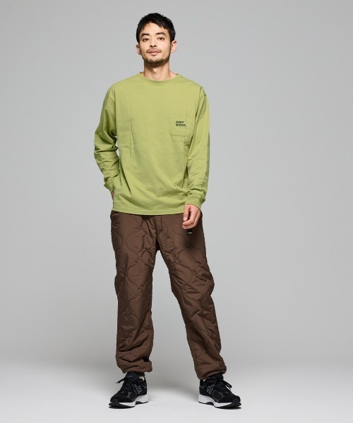 KRIFF MAYER(クリフメイヤー)の「【コットン100%ボディ】外遊びイラストロンT(ロゴ)(Tシャツ/カットソー・メンズ・オフホワイト/グレー/ブラック/オレンジ/ライトグリーン/ブルー・MEDIUM/LARGE/X-LARGE)」の10枚目の写真