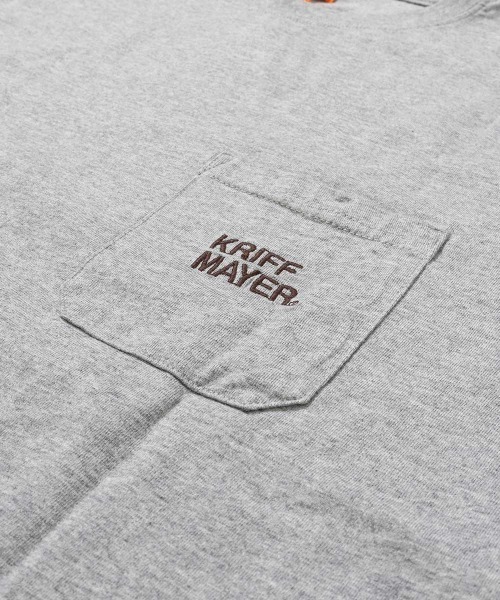 KRIFF MAYER(クリフメイヤー)の「【コットン100%ボディ】外遊びイラストロンT(ロゴ)(Tシャツ/カットソー・メンズ・オフホワイト/グレー/ブラック/オレンジ/ライトグリーン/ブルー・MEDIUM/LARGE/X-LARGE)」の15枚目の写真