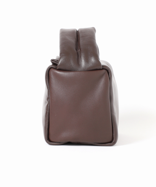 journal standard L'essage(ジャーナルスタンダードレサージュ)の「【Bucket Baggage/バケットバゲージ】Puff Cube Small:ハンドバッグ(ハンドバッグ・レディース・ブラウン・FREE)」の6枚目の写真