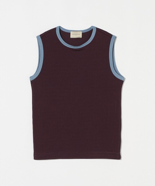ユナイテッドアローズ　リブバイカラーパイピングTシャツ　完売 UNITED ARROWS tシャツ リブ バイカラーパイピング Tシャツ