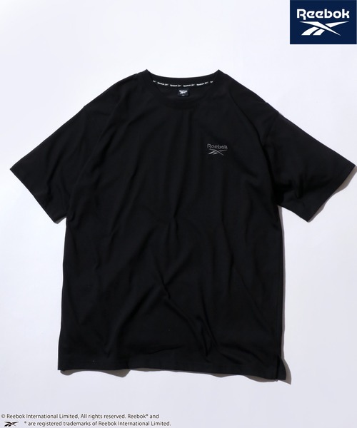 Reebok(リーボック)の「Reebok(リーボック)ワンポイントロゴ刺繍 無地Tシャツ/ユニセックス/半袖/ビッグシルエット(Tシャツ/カットソー・メンズ・ネイビー/ホワイト/ホワイト系その他2/ブラック系その他/ブラック/ホワイト系その他・L/LL/M)」の5枚目の写真