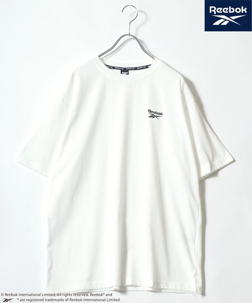Reebok(リーボック)の「Reebok(リーボック)ワンポイントロゴ刺繍 無地Tシャツ/ユニセックス/半袖/ビッグシルエット(Tシャツ/カットソー・メンズ・ネイビー/ホワイト/ホワイト系その他2/ブラック系その他/ブラック/ホワイト系その他・L/LL/M)」の7枚目の写真