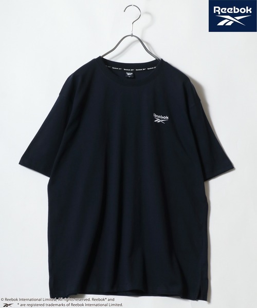 Reebok(リーボック)の「Reebok(リーボック)ワンポイントロゴ刺繍 無地Tシャツ/ユニセックス/半袖/ビッグシルエット(Tシャツ/カットソー・メンズ・ネイビー/ホワイト/ホワイト系その他2/ブラック系その他/ブラック/ホワイト系その他・L/LL/M)」の22枚目の写真