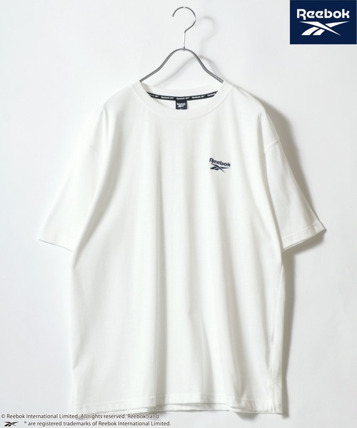 Reebok(リーボック)の「Reebok(リーボック)ワンポイントロゴ刺繍 無地Tシャツ/ユニセックス/半袖/ビッグシルエット(Tシャツ/カットソー・メンズ・ネイビー/ホワイト/ホワイト系その他2/ブラック系その他/ブラック/ホワイト系その他・L/LL/M)」の10枚目の写真