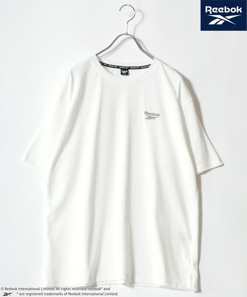 Reebok(リーボック)の「Reebok(リーボック)ワンポイントロゴ刺繍 無地Tシャツ/ユニセックス/半袖/ビッグシルエット(Tシャツ/カットソー・メンズ・ネイビー/ホワイト/ホワイト系その他2/ブラック系その他/ブラック/ホワイト系その他・L/LL/M)」の13枚目の写真