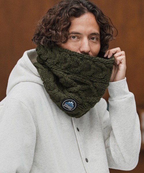 mko12988-【HIMALAYAN CLIMBERS HAND-KNIT別注】手編みスヌード