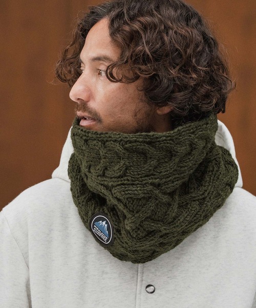 mko12988-【HIMALAYAN CLIMBERS HAND-KNIT別注】手編みスヌード