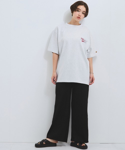 VICKY(ビッキー)の「ウェーブパイピングワイドパンツ≪手洗い可能≫(その他パンツ・レディース・ブラック/オフホワイト/ブラウン・M)」の11枚目の写真