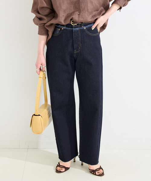 DU JOUR TROUSER JEAN ウォッシャブル　デニム　ワイドパンツ ウォッシャブル / DU JOUR/デュ ジュール TROUSER JEAN（デニム