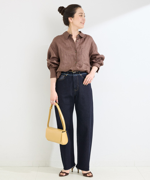 B.C STOCK（ベーセーストック）の「ウォッシャブル / DU JOUR/デュ ジュール BOYS-FIT JEAN（デニムパンツ・レディース・ネイビー/ブルー系その他・36/38）」の7枚目の写真