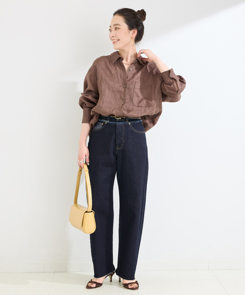 B.C STOCK（ベーセーストック）の「ウォッシャブル / DU JOUR/デュ ジュール BOYS-FIT JEAN（デニムパンツ・レディース・ネイビー/ブルー系その他・36/38）」の8枚目の写真