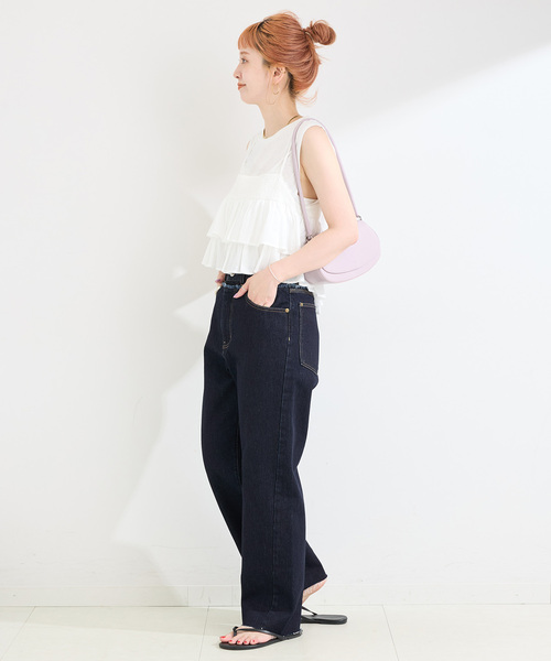 B.C STOCK（ベーセーストック）の「ウォッシャブル / DU JOUR/デュ ジュール BOYS-FIT JEAN（デニムパンツ・レディース・ネイビー/ブルー系その他・36/38）」の17枚目の写真