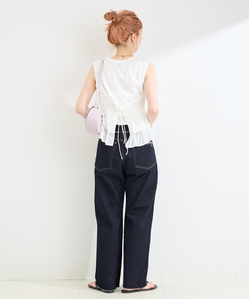 B.C STOCK（ベーセーストック）の「ウォッシャブル / DU JOUR/デュ ジュール BOYS-FIT JEAN（デニムパンツ・レディース・ネイビー/ブルー系その他・36/38）」の18枚目の写真