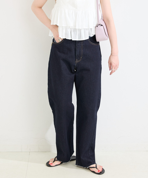 B.C STOCK（ベーセーストック）の「ウォッシャブル / DU JOUR/デュ ジュール BOYS-FIT JEAN（デニムパンツ・レディース・ネイビー/ブルー系その他・36/38）」の19枚目の写真