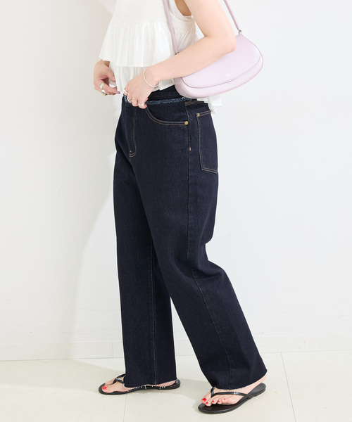 B.C STOCK（ベーセーストック）の「ウォッシャブル / DU JOUR/デュ ジュール BOYS-FIT JEAN（デニムパンツ・レディース・ネイビー/ブルー系その他・36/38）」の20枚目の写真