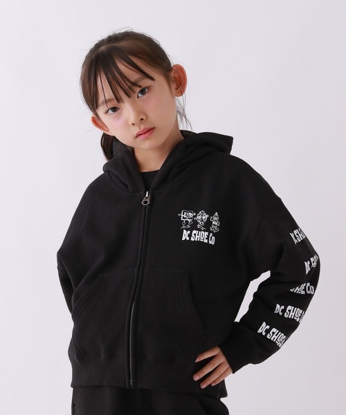 10C REPIPI(ジューシーレピピ)の「【10C REPIPI】【DC】ZIPフーディ(パーカー・キッズ・グレー/ブラック・130cm/120cm)」の1枚目の写真