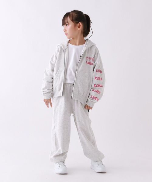 10C REPIPI(ジューシーレピピ)の「【10C REPIPI】【DC】ZIPフーディ(パーカー・キッズ・グレー/ブラック・130cm/120cm)」の3枚目の写真